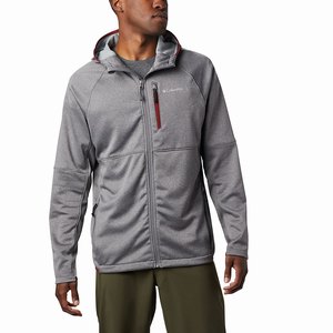 Columbia Sudaderas Con Capucha Outdoor Elements™ Hooded Full Zip Hombre Grises (785TRVBLE)